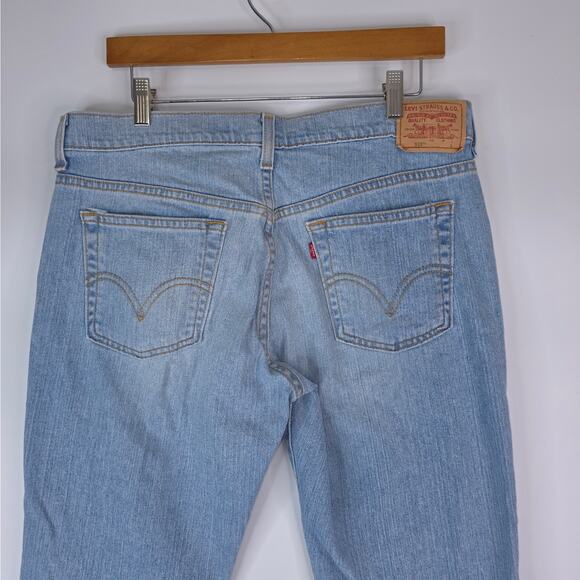 Levis 515 Jeans Womens 12L (34x34.5) Blue Nouveau Boot Cut Denim Stretch 2013 - Picture 4 of 13